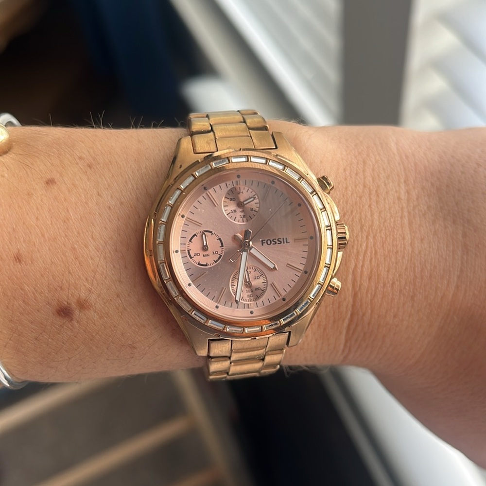 Fossil Rose Gold Watch